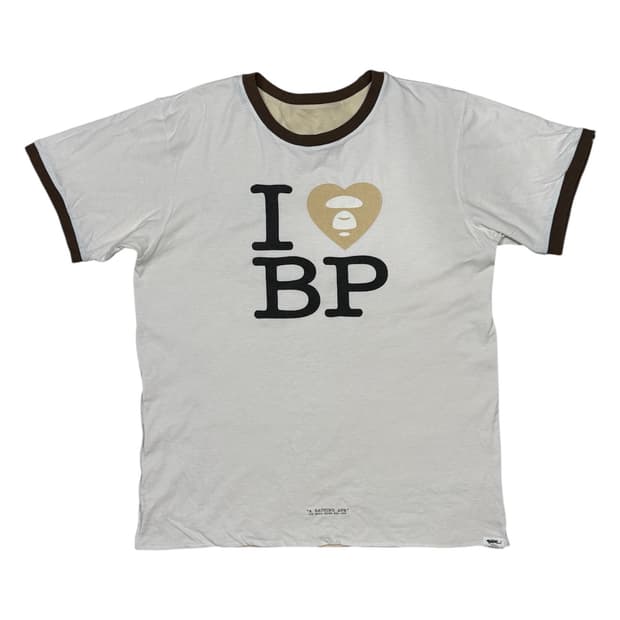 니고 시절 진짜 베이프 리버시블 링거티 반팔 티셔츠