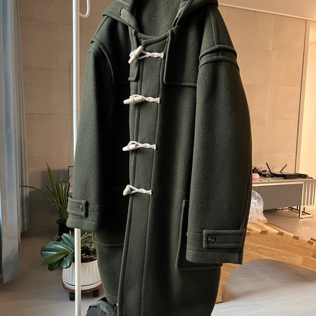 HIS HAZZYS X Take Ivy 올리브 더플코트