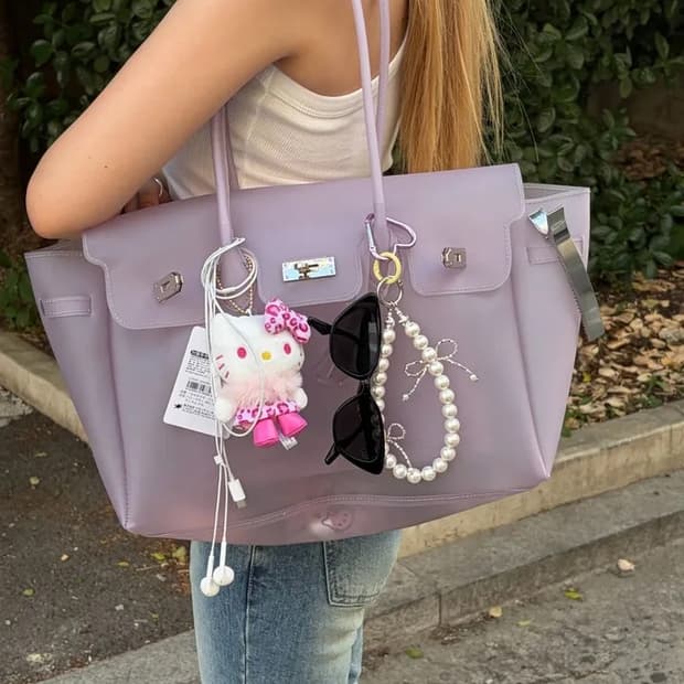 고퀄리티, 국내제작) 젤리 버킨백 jelly birkin bag👛