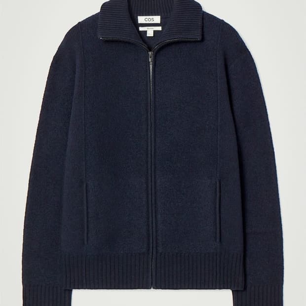 코스 보일드 메리노 울 트랙 재킷 L