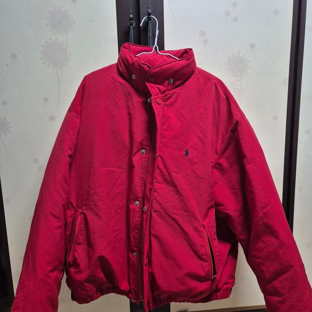 [100] 폴로 랄프로렌 레드 덕 패딩 눕시 L 95 M