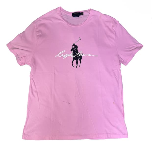 폴로랄프로렌 POLO RALPH LAUREN 핑크 티셔츠 L