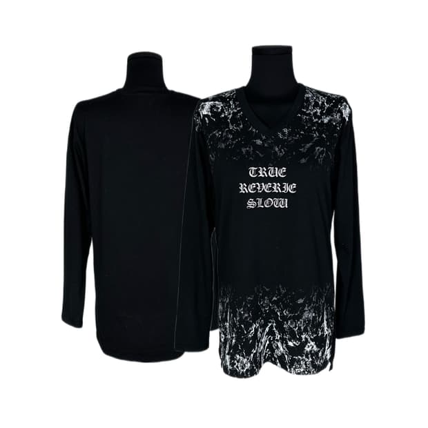 gothic lettering grunge t-shir