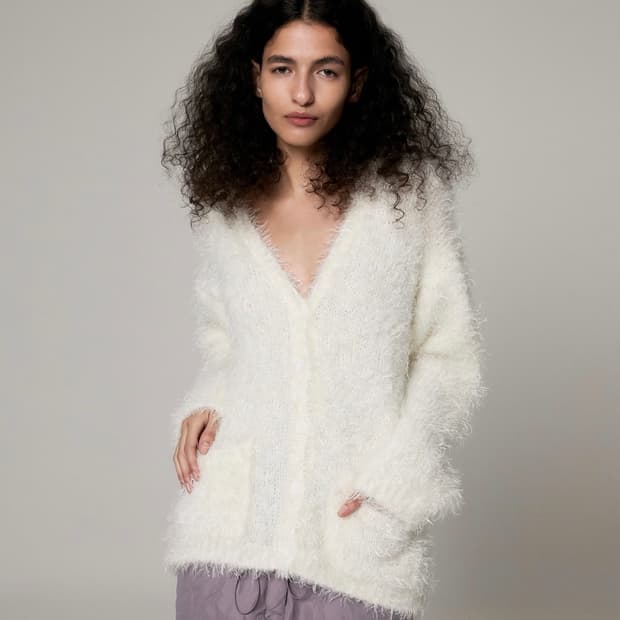 포르타 헤어리 가디건