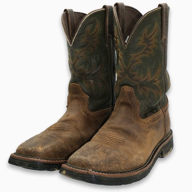 저스틴 스퀘어토 웨스턴 레더 부츠 9.5(275)사이즈 BT27508