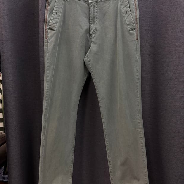 nau 나우 면 바지 빈티지워싱 워크팬츠 레귤러핏 (32)