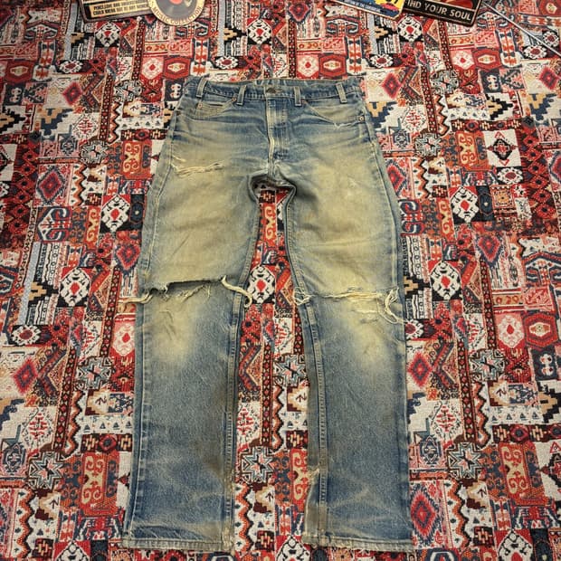 USA Vintage Levi's 505 Orange Tab 34x32