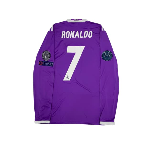 아디다스 레알 마드리드 어웨이 16 17 긴팔 호날두 유니폼