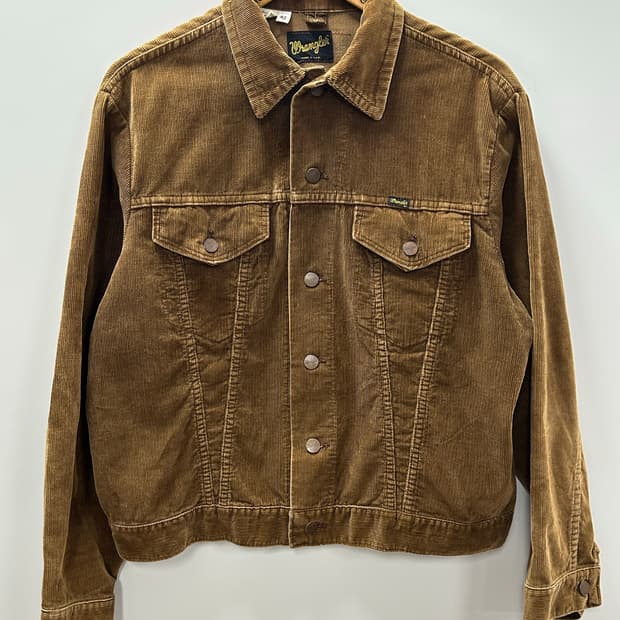 빈티지 랭글러 코듀로이 트러커 자켓