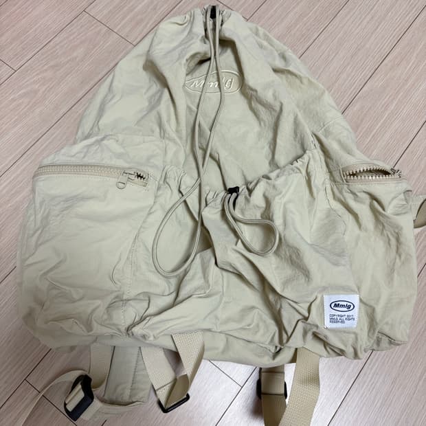 엠엠엘지 백팩 가방 베이지 MMLG RUCKSACK