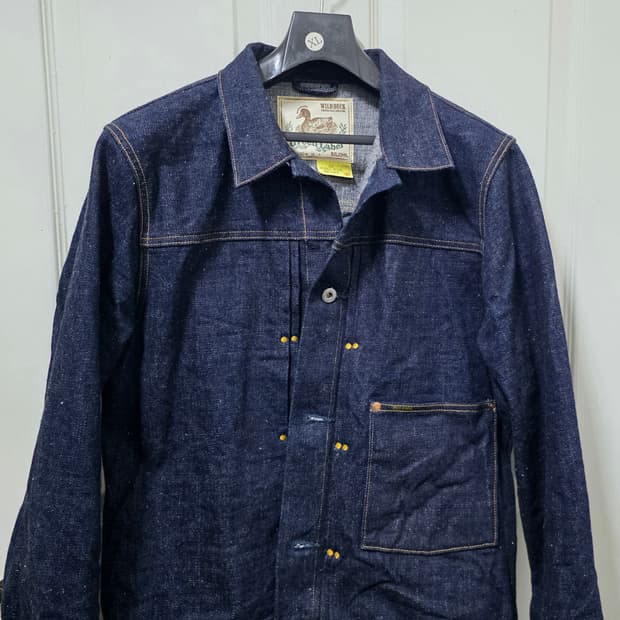 일본 브랜드 빅존 1세대 대전판 16oz 셀비지 데님자켓