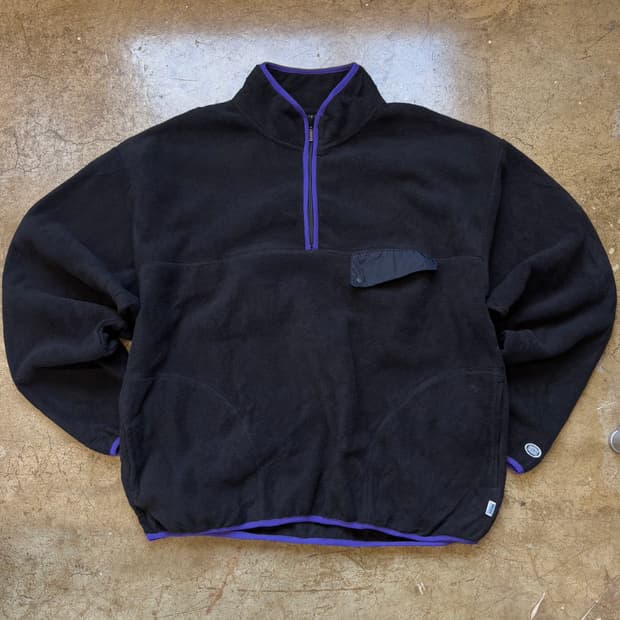 DISCUS 플리스 집업 풀오버 