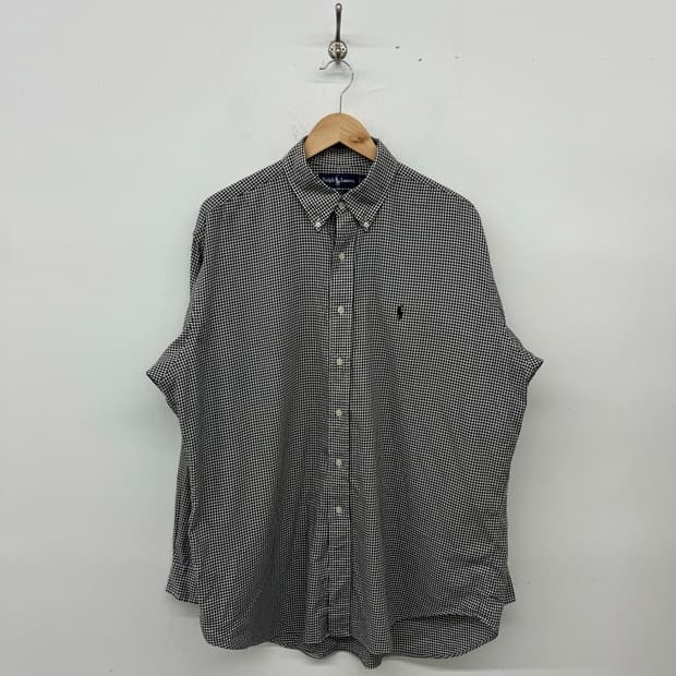 폴로 랄프로렌 빈티지 Blake 체크 셔츠 남성3XL