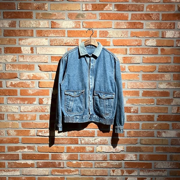 80s 90s USA 빈티지 리바이스 A2 봄버 데님 자켓