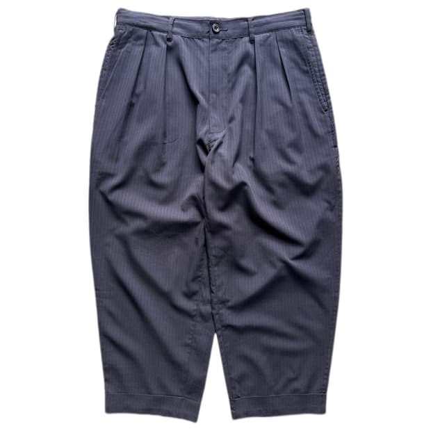 빔즈 ssz 스트라이프 투 턱 와이팬츠 M(-35in)