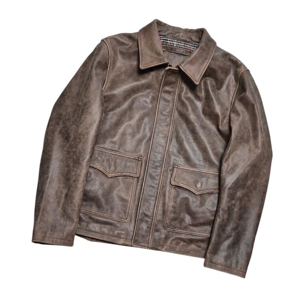 Genuine Leather 천연 소가죽 자켓