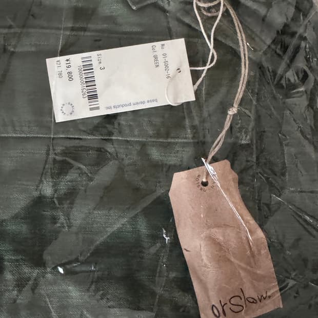 새제품 오어슬로우 퍼티그 레귤러핏 3사이즈