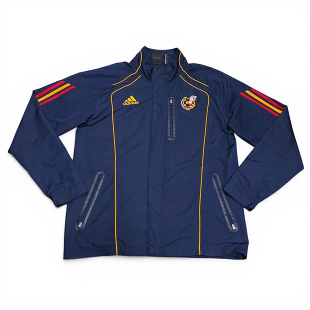 100 아디다스 네이비 스페인 국대 바람막이 자켓