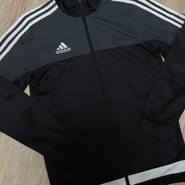 아디다스 블랙 그레이 져지