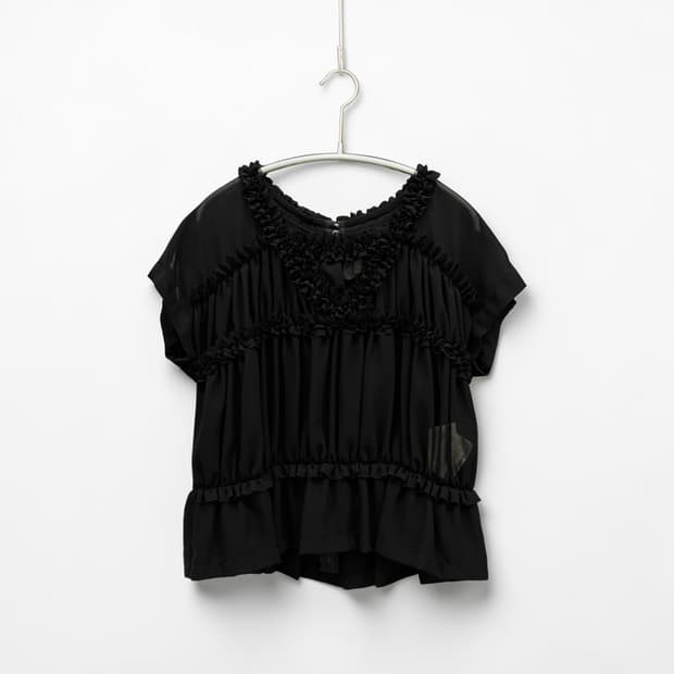COMME des GARCONS AD2021 ruffle top