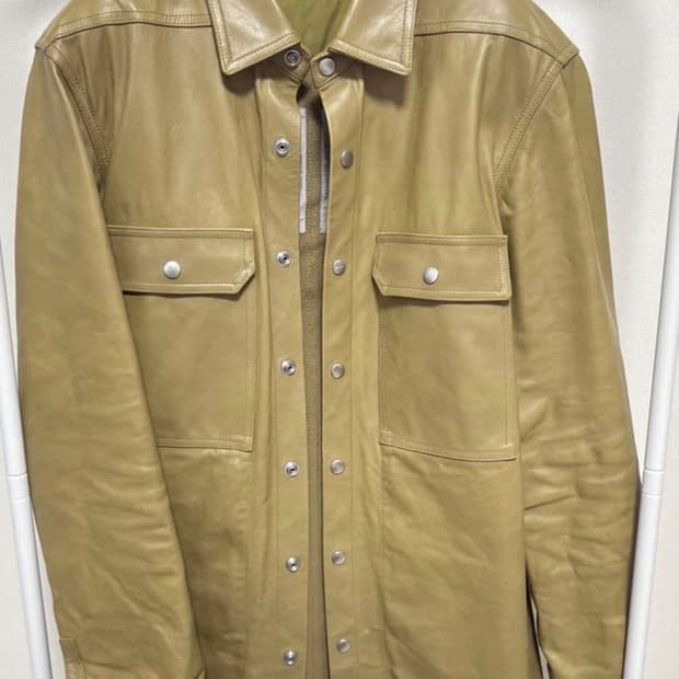 떨이)릭오웬스 레더셔츠 백화점택