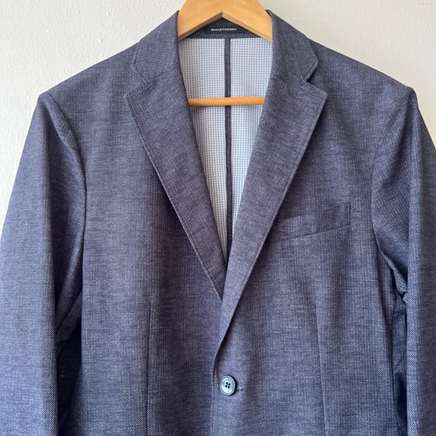 헨리코튼 남성 보카시네이비 간절기자켓 싱글자켓