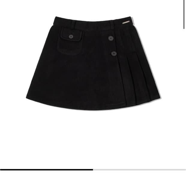 미세키서울 포켓 미니 스커트 Pocket mini skirt BLACK
