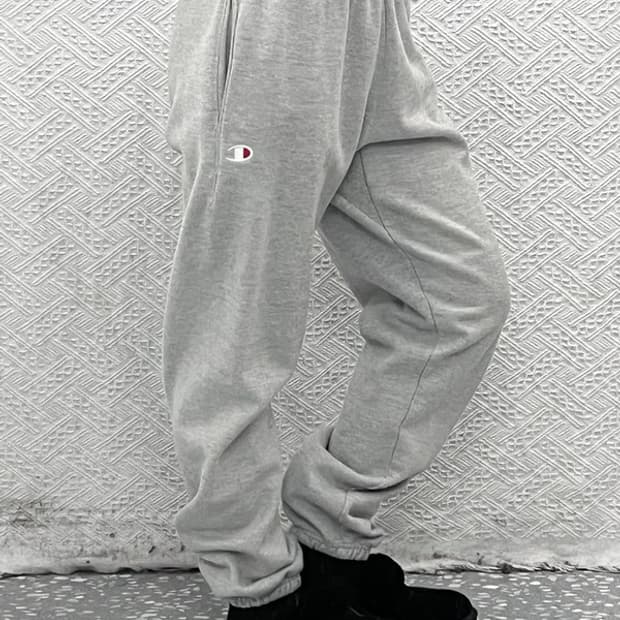 챔피온 올드스쿨 빈티지 캐주얼 기모 스웻팬츠 M C08716