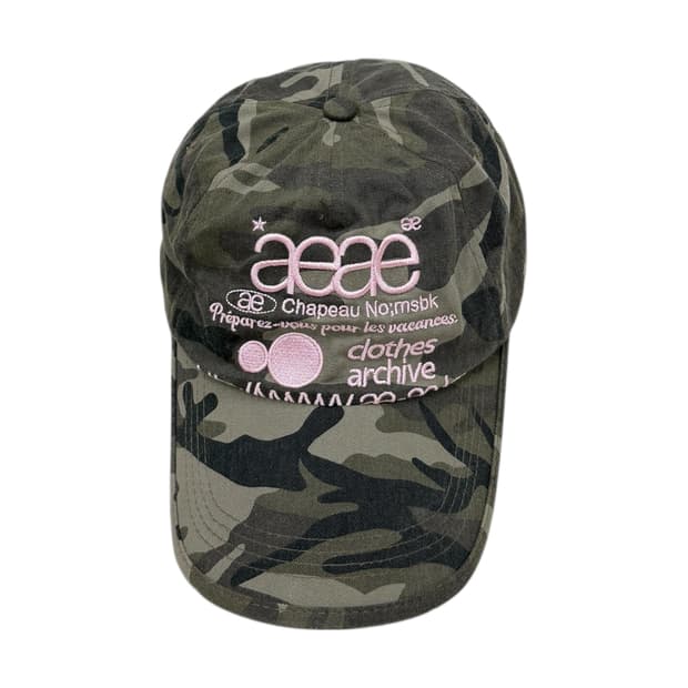 aeae 에이에이에이 밀리터리 카모 볼캡 모자