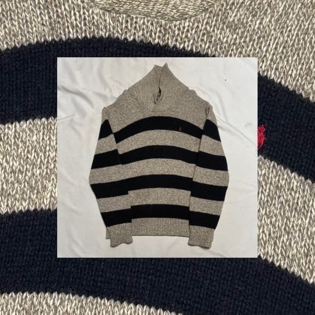 폴로랄프로렌 스트라이프 니트