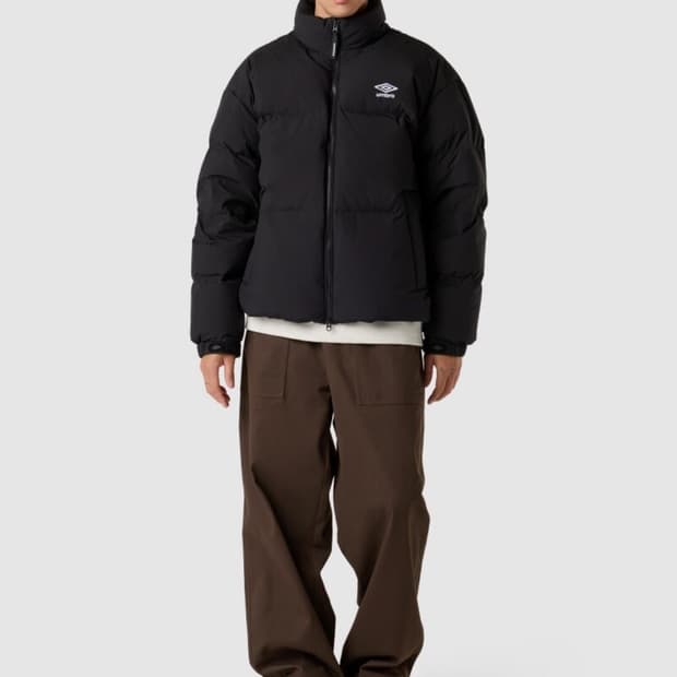 엄브로 패딩 블랙