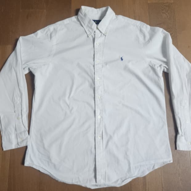 폴로랄프로렌 화이트 포플린셔츠(L)