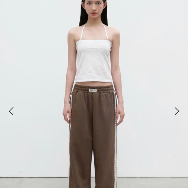 락케이크 Lace Line 2way Jogger - Brown