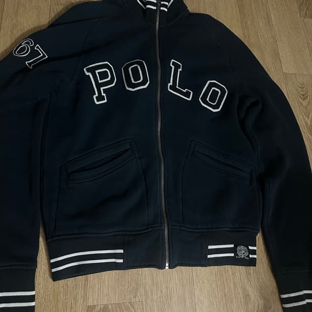 vintage 폴로 집업