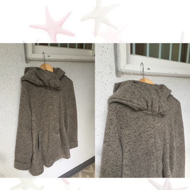 mandoo collar half coat