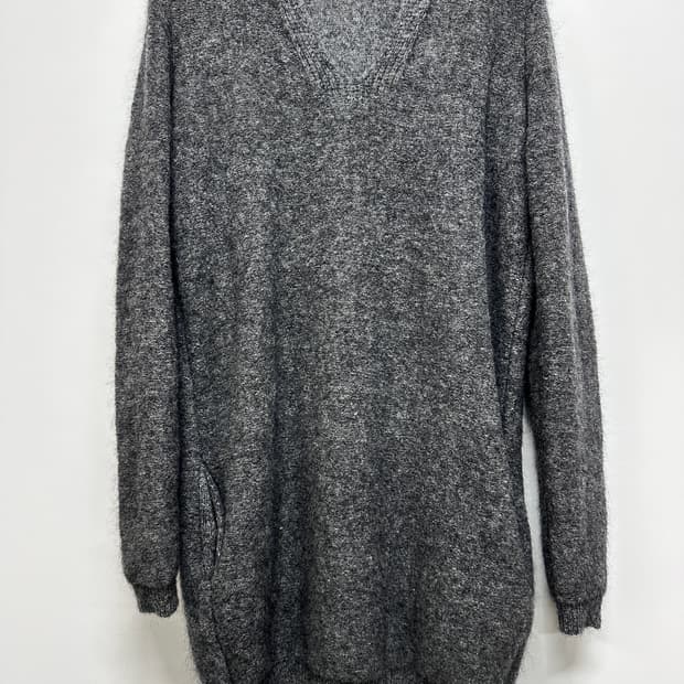 타임 모헤어 울 원피스