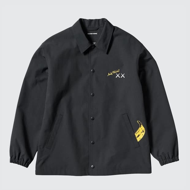 유니클로 UT x 카우스 x 워홀 코치 자켓 블랙 - 4XL