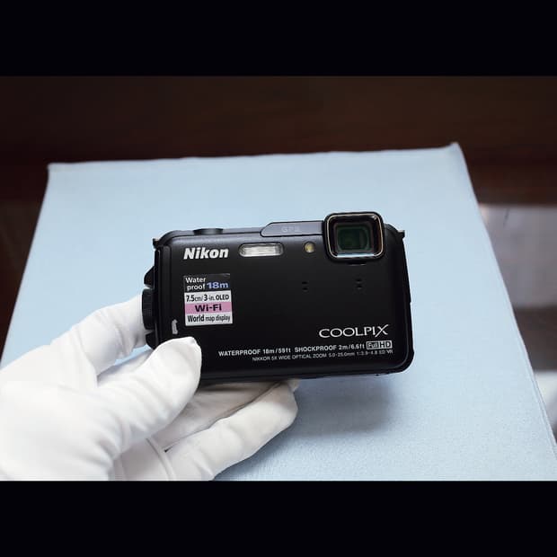 레어<A급><한글> 쿨픽스 aw110 (aw100) 블랙 빈티지 디카