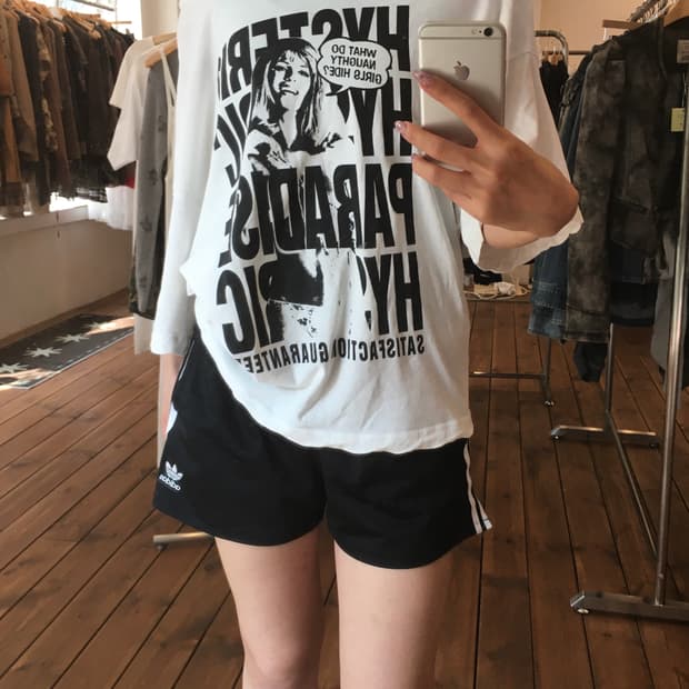 히스테릭글래머 화이트 히스걸 롱슬리브