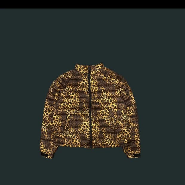 (1) 언더마이카 레오파드 경량 패딩