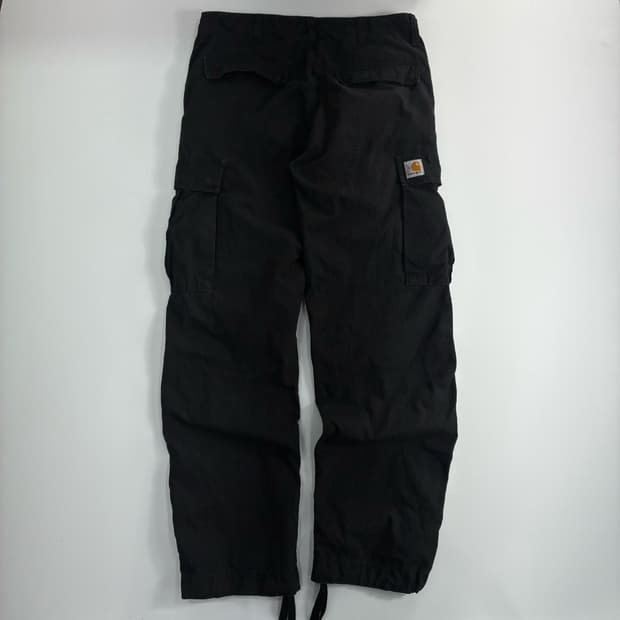 Carhartt  칼하트 wip 레귤러 블랙 카고팬츠 