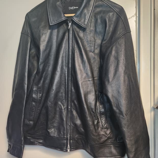 도프제이슨(Doff Jason) 램스킨 가죽자켓 L