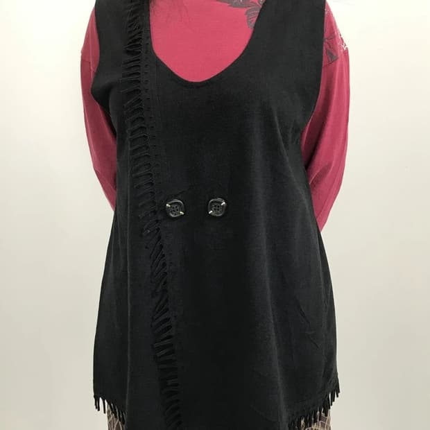 Boho Fringe Sleeveless Vest