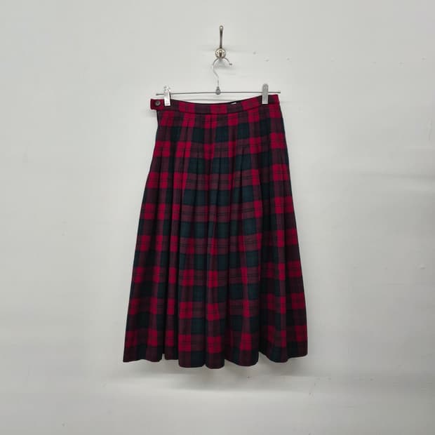 펜들던 빈티지 울 스커트 25in