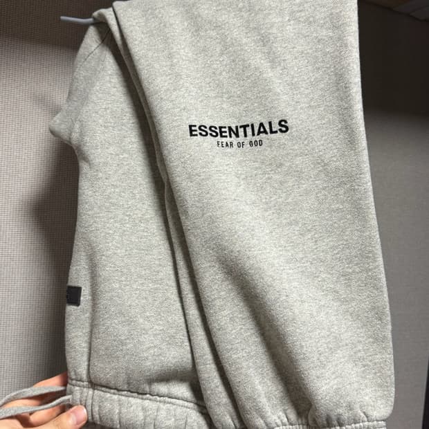 에센셜 피어오브갓 스웨트 팬츠 그레이 S