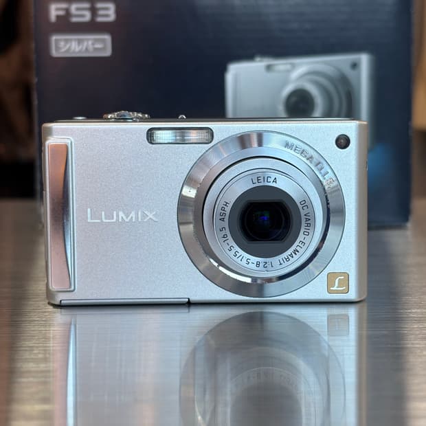 풀박)파나소닉 루믹스 DMC-FS3 실버 빈티지디카