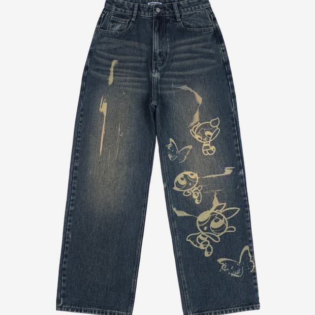 [PPG X FANCY] 퓨리티 와이드 데님 팬츠