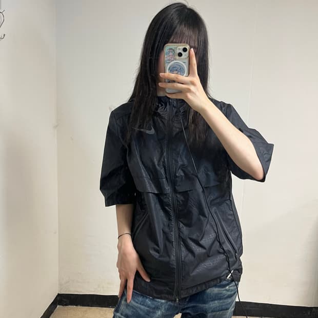 Nike Black Running Windbreaker T-Shirt