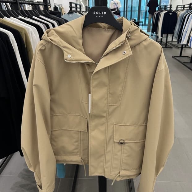 (새상품) 솔리드옴므 24ss 쉘파카 (50 / 105사이즈)