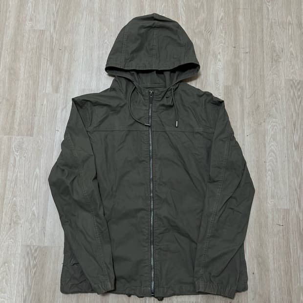 자라 남성 밀리터리 후드 야상 자켓 XL/105